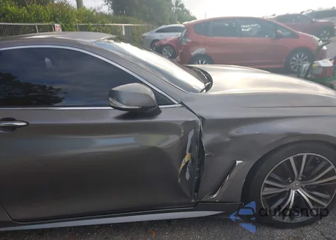 2018 Infiniti Q60 3.0T Luxe z USA, uszkodzony, nr VIN JN1EV7EK7JM342536